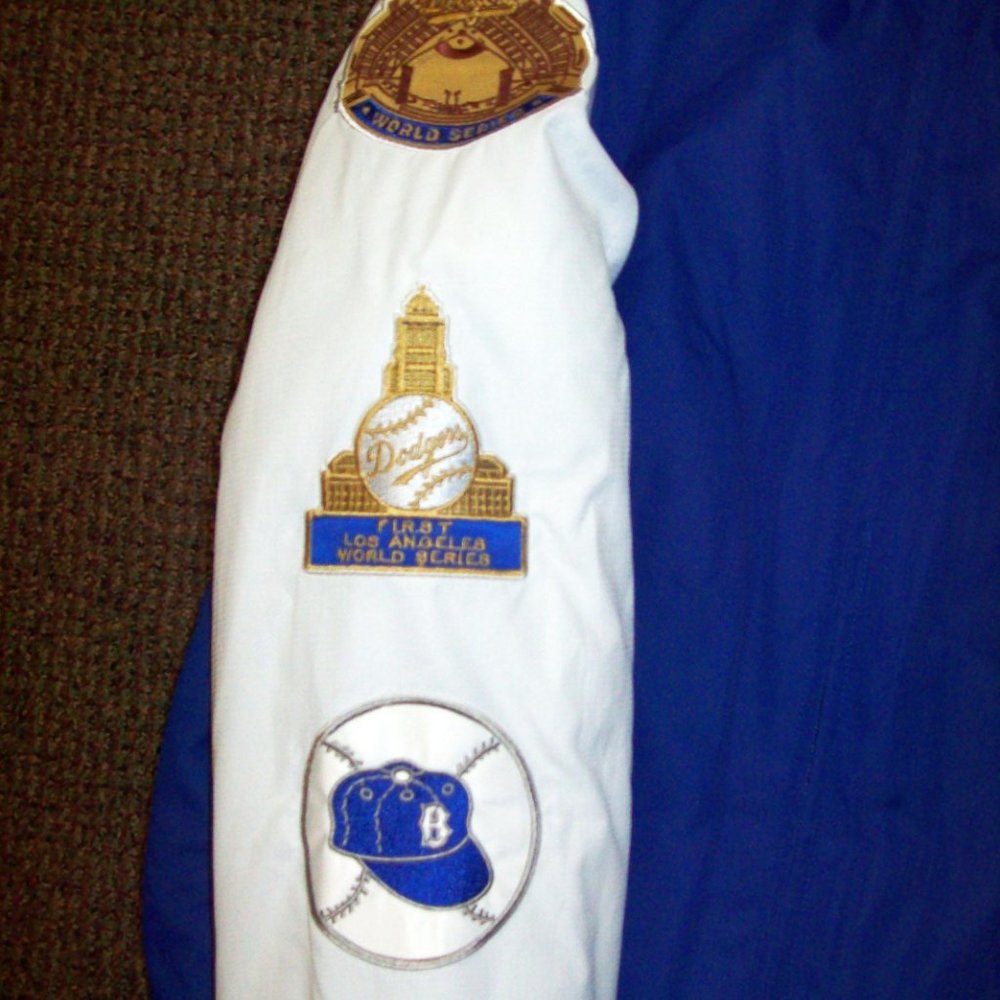 LOS ANGELES DODGERS 7 TIME WORLD SERIES CHAMPIONSHIP Hooded Jacket M L 2X - Picture 13 of 13